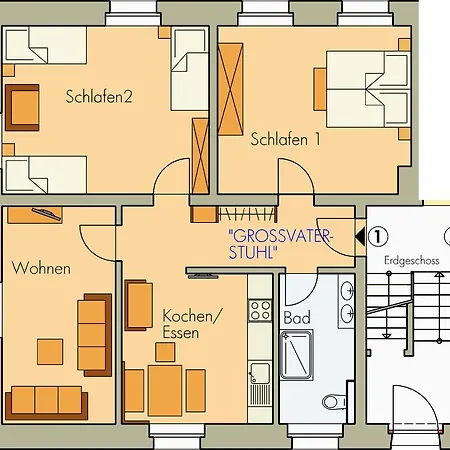 Apartament Grossvaterstuhl
